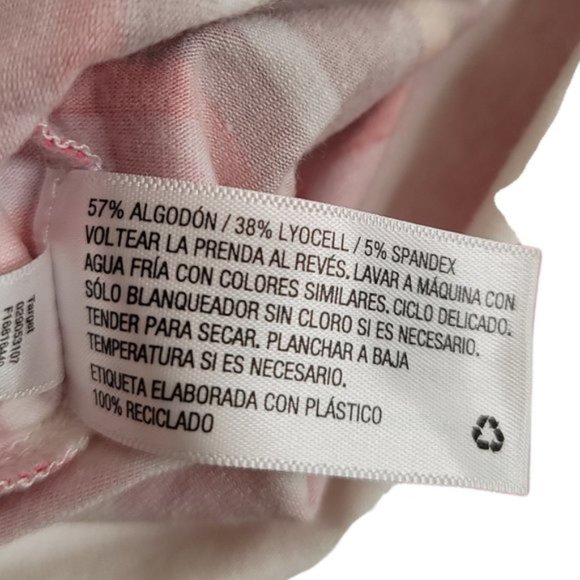 Isabel Maternity Women's White & Pink Below Knee Length Maternity Dress - Picture 7 of 7